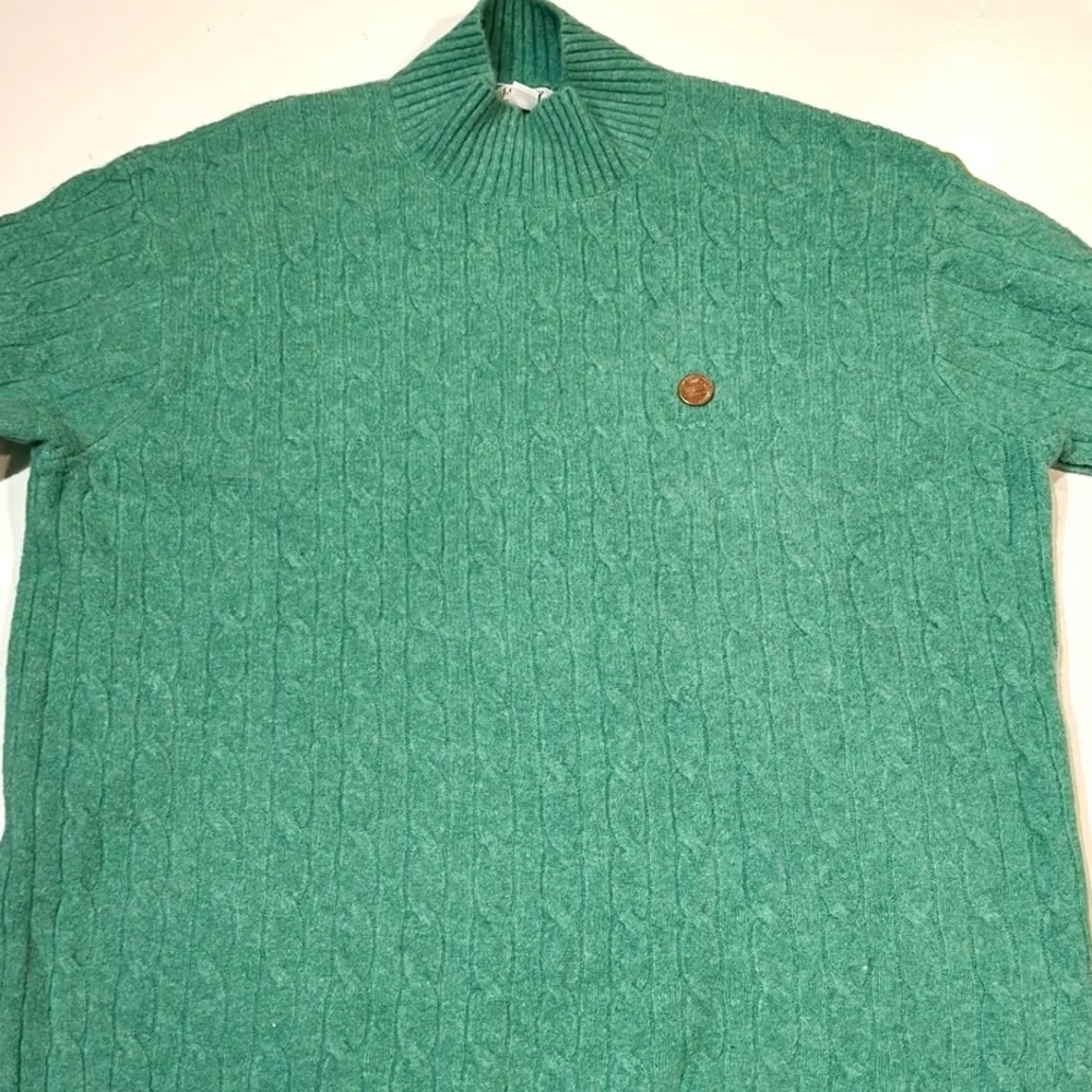 J. Crew Cable-Knit Mockneck Sweater